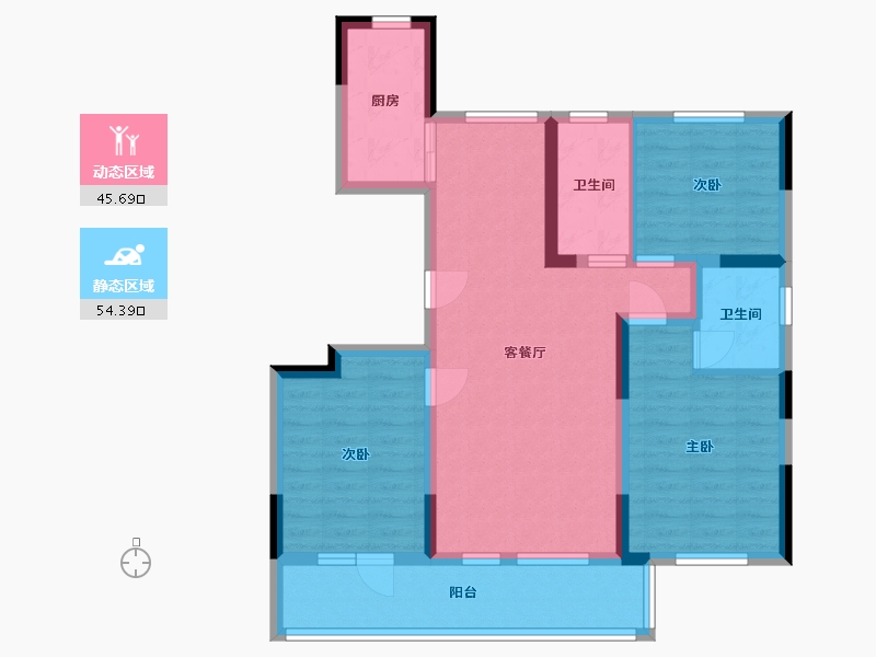 山东省-青岛市-上合苑-103.00-户型库-动静分区