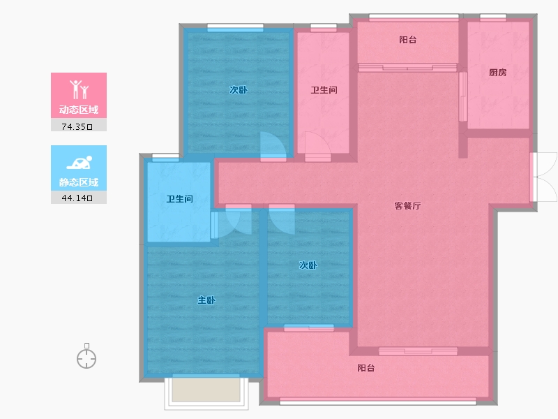 山西省-运城市-金海湾-120.08-户型库-动静分区