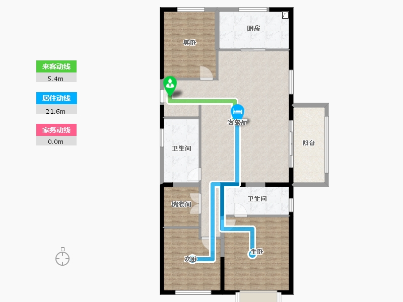 山东省-济宁市-永基城-133.00-户型库-动静线