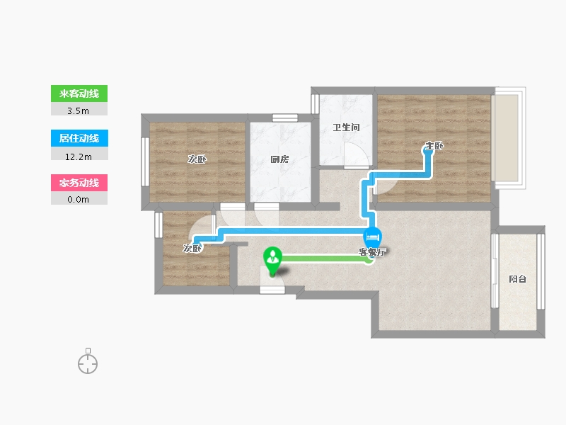 河南省-郑州市-河峪洲-70.00-户型库-动静线