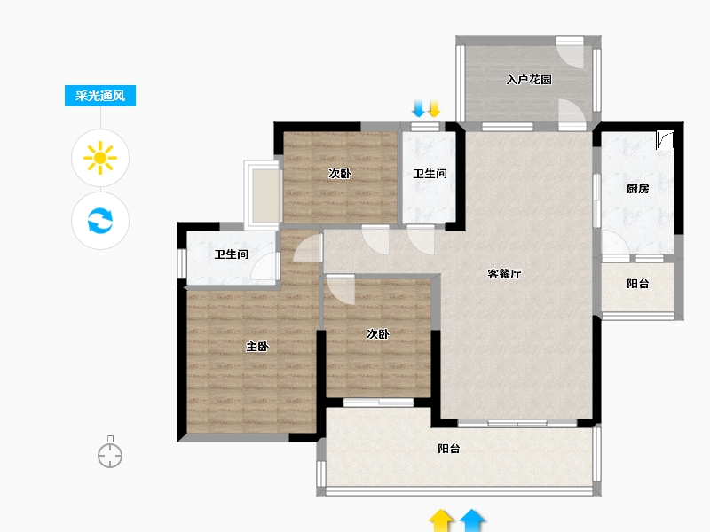 广东省-韶关市-御兰湾-0.00-户型库-采光通风