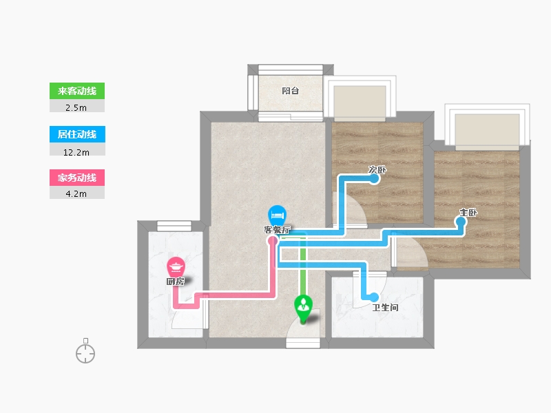 香港特别行政区-元朗区-yoho midtown-41.34-户型库-动静线