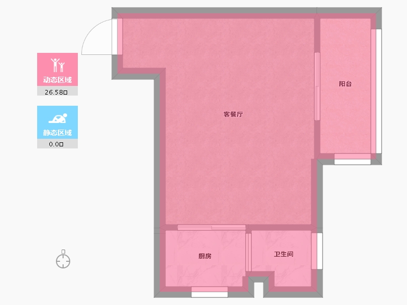 广东省-广州市-金碧花园-35.00-户型库-动静分区