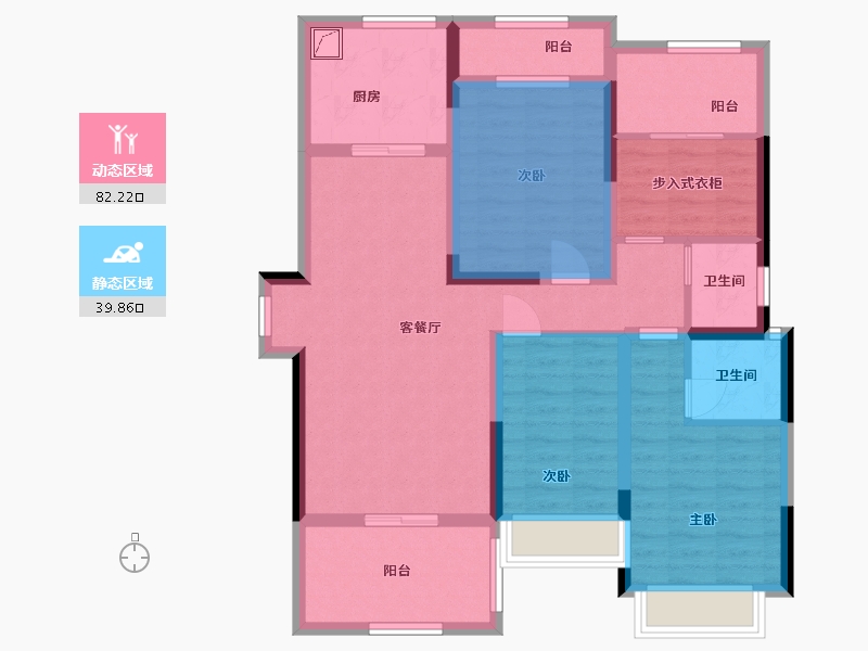 广西壮族自治区-桂林市-筑成时代春晓-99.00-户型库-动静分区