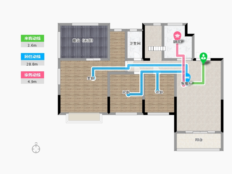 河南省-安阳市-中建七号院-244.00-户型库-动静线