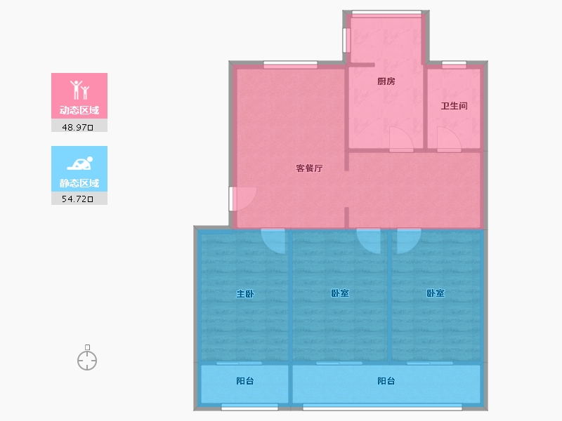 河北省-石家庄市-让山-95.00-户型库-动静分区