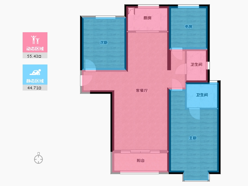 山西省-运城市-晋府壹号-99.00-户型库-动静分区