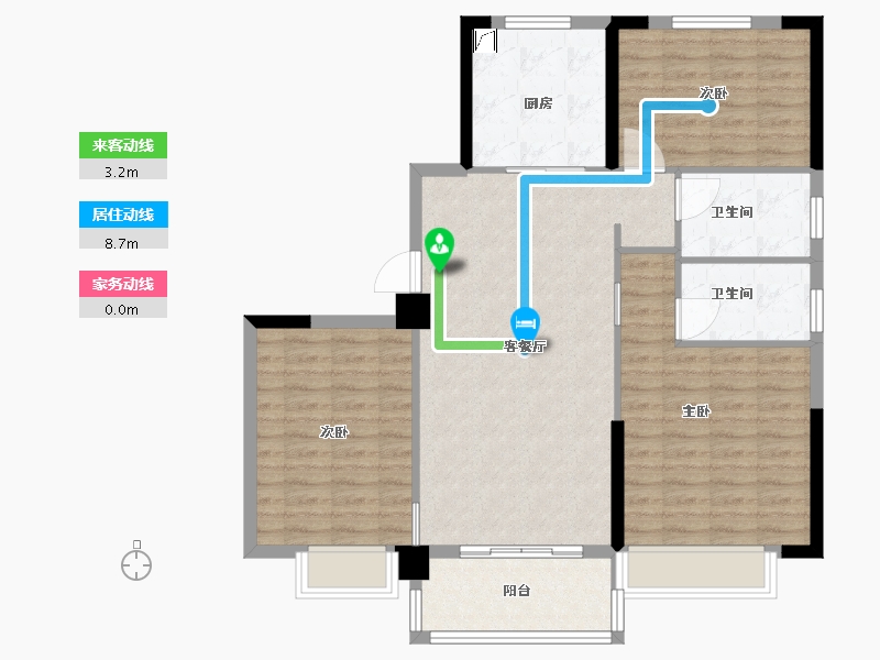 山东省-济南市-玖珑府-98.00-户型库-动静线