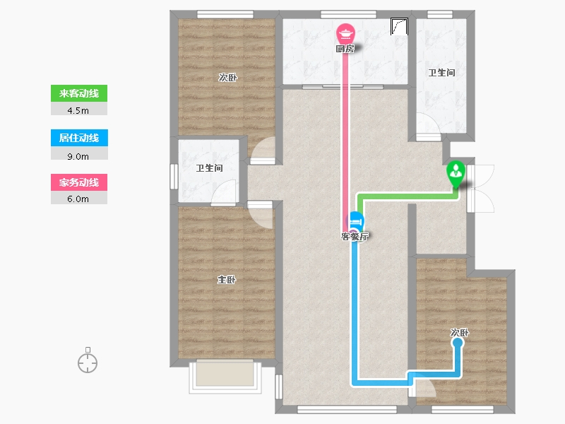 甘肃省-酒泉市-盛世豪庭-117.53-户型库-动静线