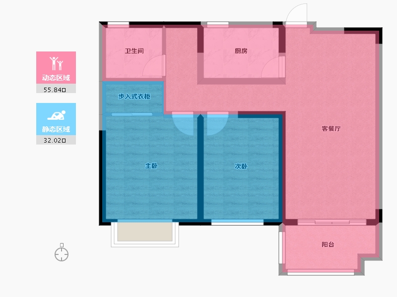 江苏省-宿迁市-绿地壹品-78.00-户型库-动静分区