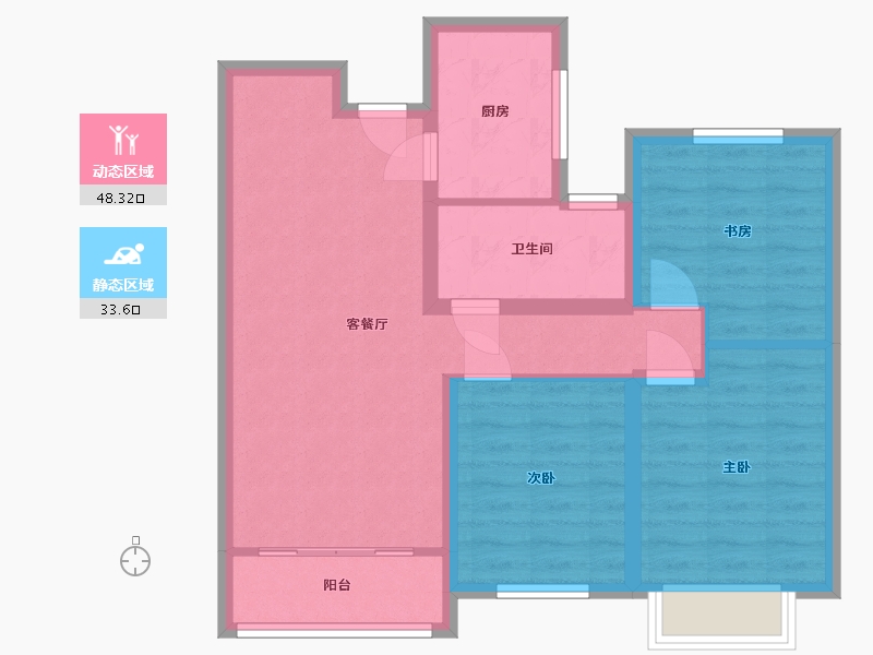 山东省-济南市-中建长清湖-79.32-户型库-动静分区