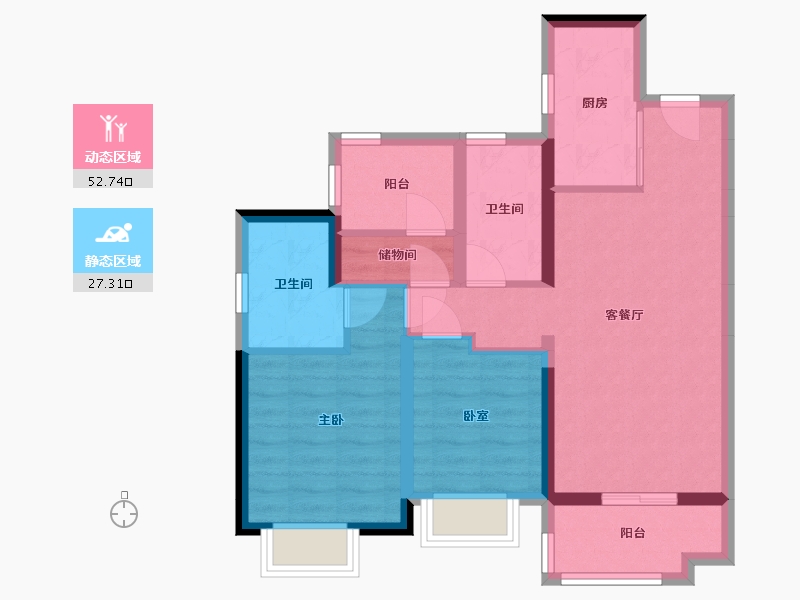 广东省-广州市-华润置地润悦-20.00-户型库-动静分区