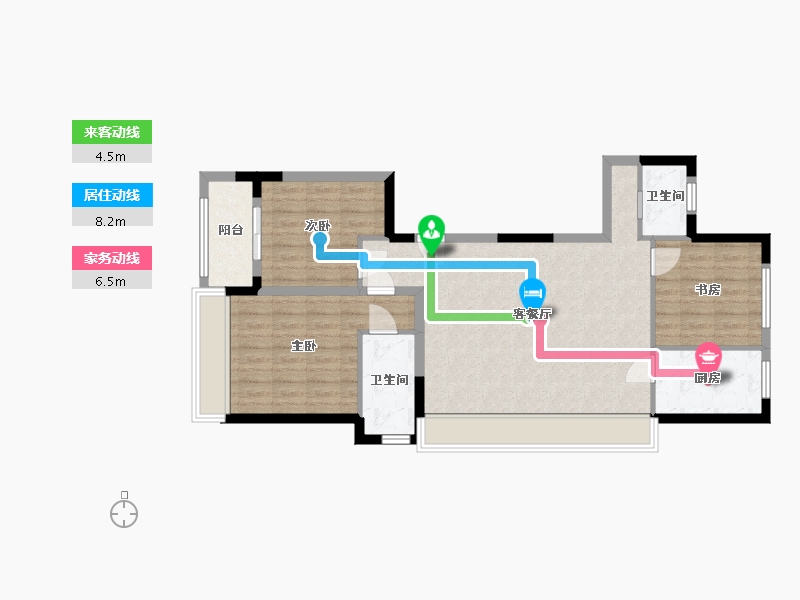 山东省-济宁市-风华里-97.00-户型库-动静线