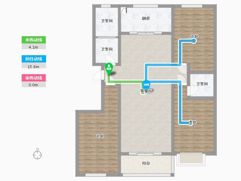 山东省-莱芜市-福泽家园-121.58-户型库-动静线