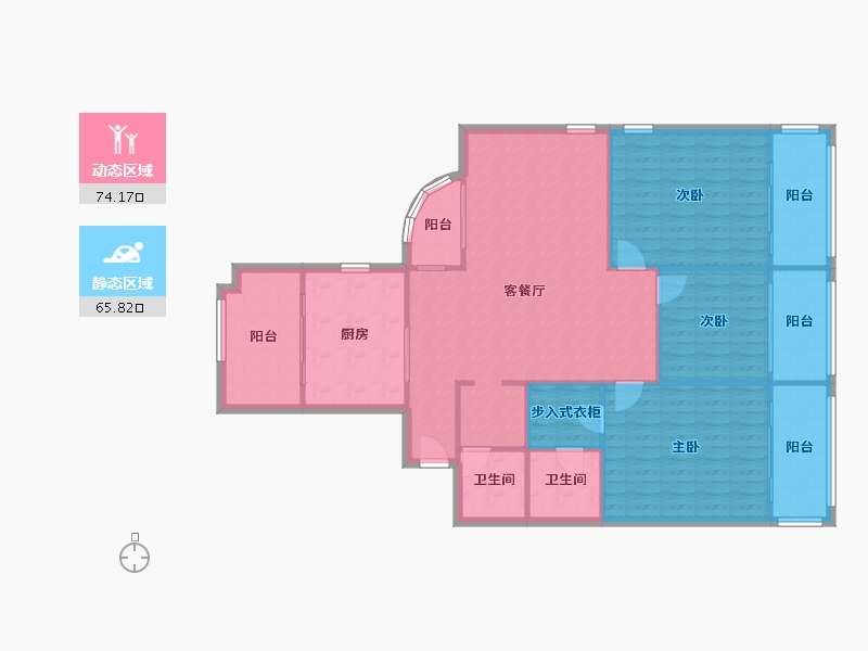 上海-上海市-锦南花苑-0.00-户型库-动静分区