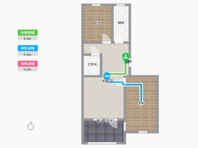 北京-北京市-北街家园七区-85.00-户型库-动静线