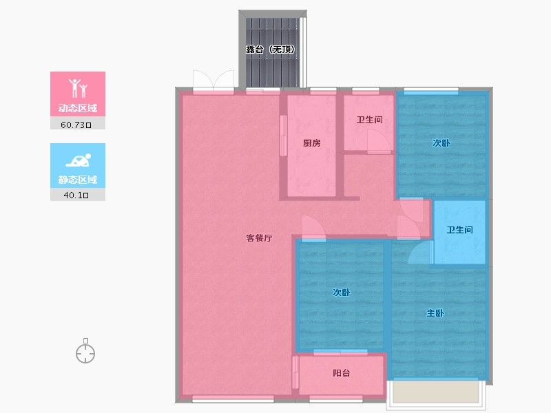 山东省-泰安市-学府春天-95.00-户型库-动静分区