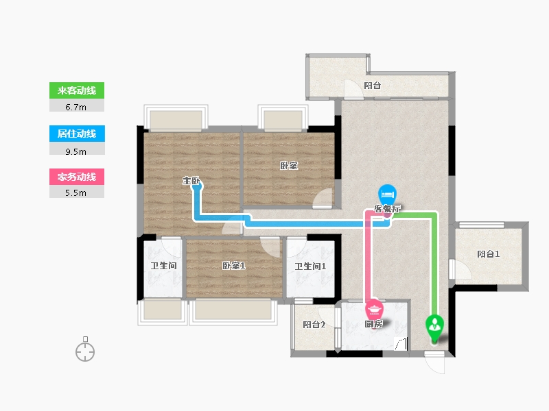 广东省-清远市-英德翔鹰一城中心-129.00-户型库-动静线