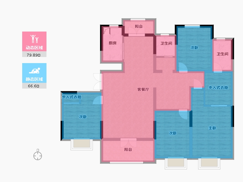 河南省-洛阳市-东豪紫园-130.53-户型库-动静分区