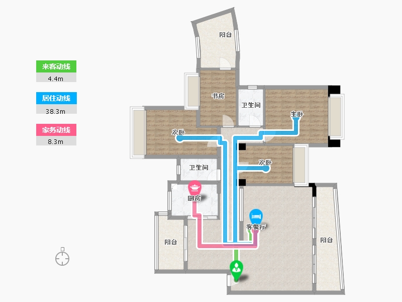 广东省-中山市-世纪新城-168.00-户型库-动静线