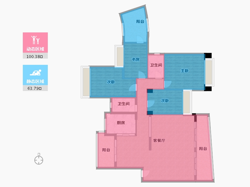 广东省-中山市-世纪新城-168.00-户型库-动静分区