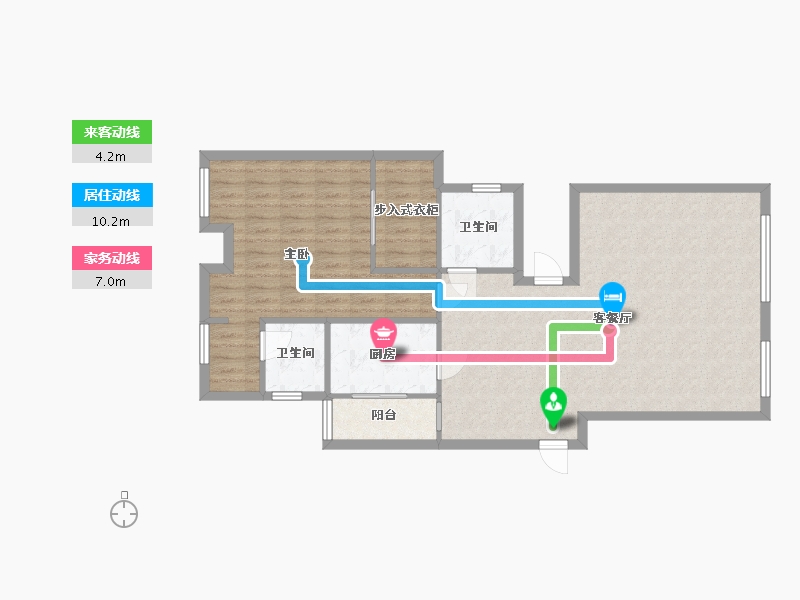 广西壮族自治区-防城港市-龙光阳光海岸-102.50-户型库-动静线