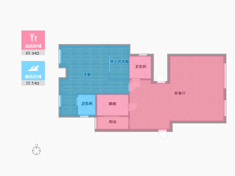 广西壮族自治区-防城港市-龙光阳光海岸-102.50-户型库-动静分区