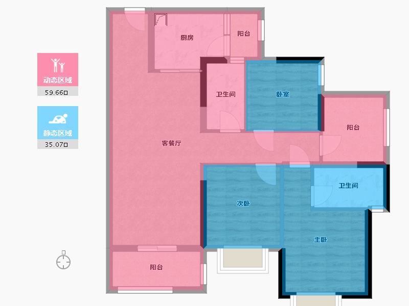 广东省-惠州市-中洲半岛城邦-95.00-户型库-动静分区