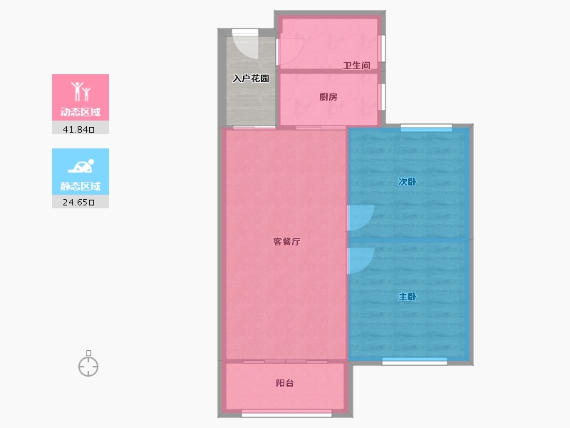 安徽省-芜湖市-大发融悦东方-66.51-户型库-动静分区