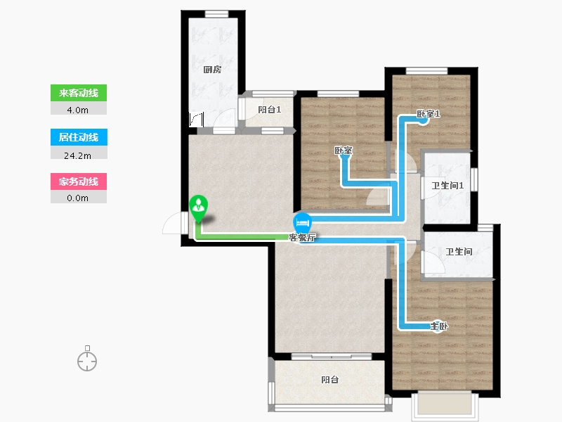 河北省-秦皇岛市-秦皇岛恒大悦府-100.00-户型库-动静线