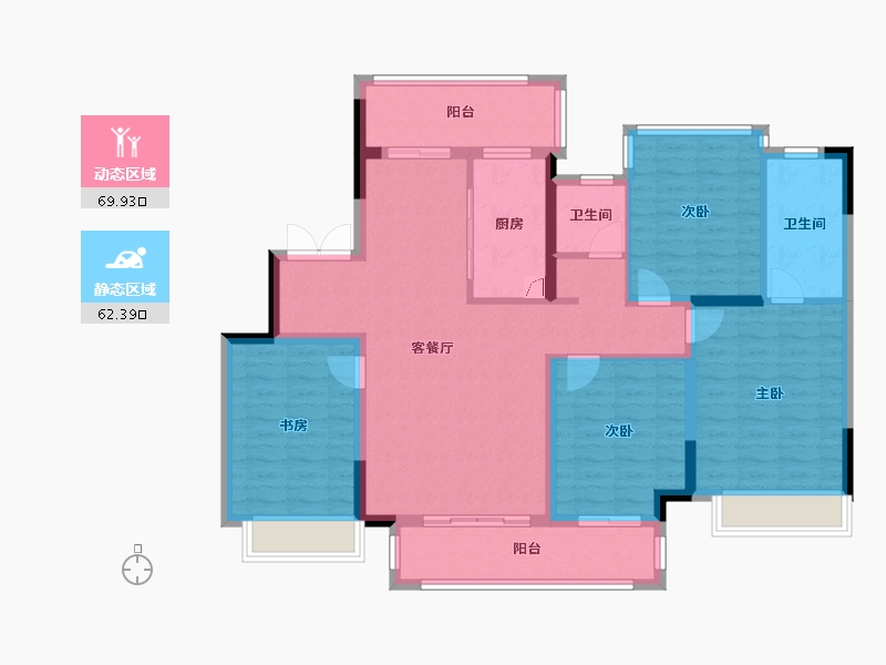 广西壮族自治区-柳州市-揽山庭-122.82-户型库-动静分区