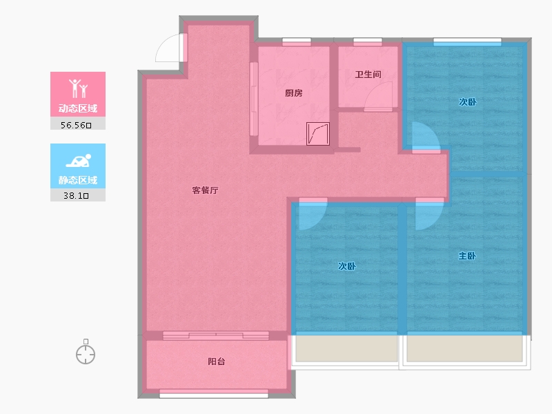 山东省-日照市-新时代华府-84.00-户型库-动静分区