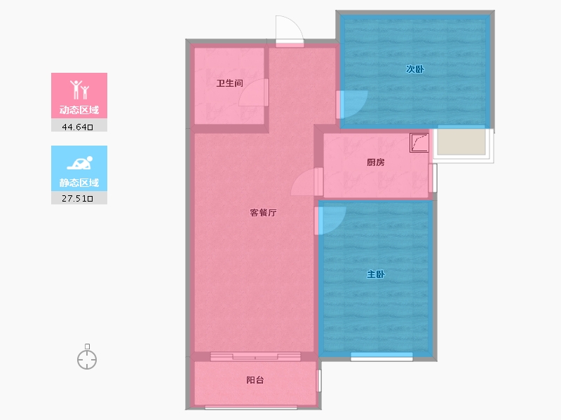 河北省-廊坊市-北京自在城-68.00-户型库-动静分区