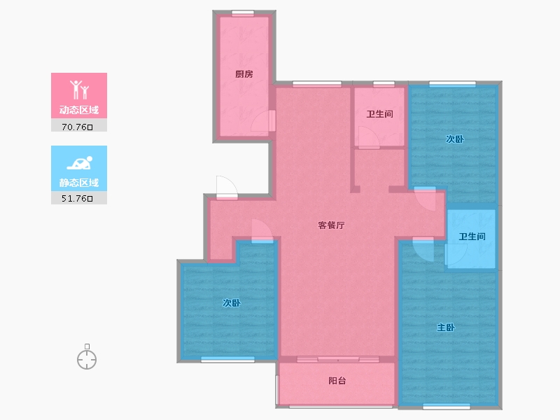 河北省-邢台市-宏屹上院-110.00-户型库-动静分区