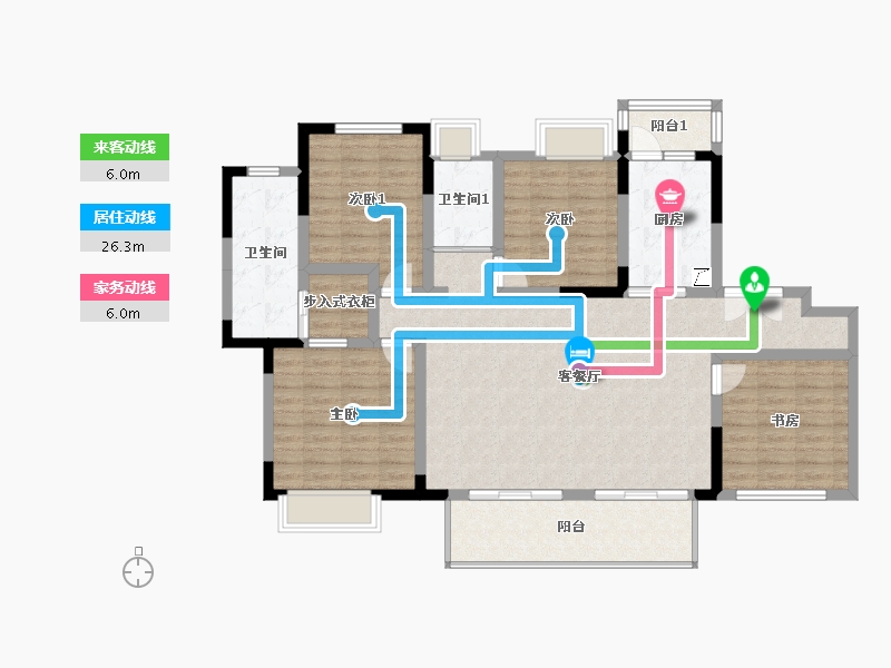 四川省-雅安市-雅安-110.00-户型库-动静线