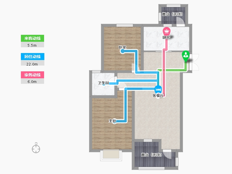 河北省-石家庄市-盛世东方-96.22-户型库-动静线