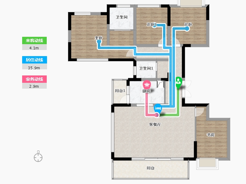 四川省-雅安市-雅安-150.00-户型库-动静线