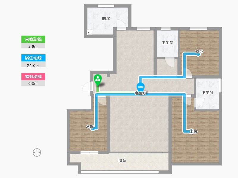 山东省-东营市-贵和府-120.00-户型库-动静线