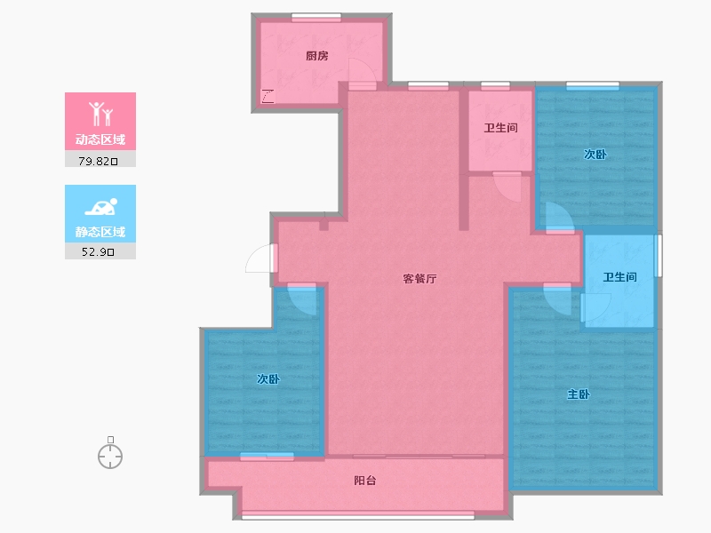 山东省-东营市-贵和府-120.00-户型库-动静分区