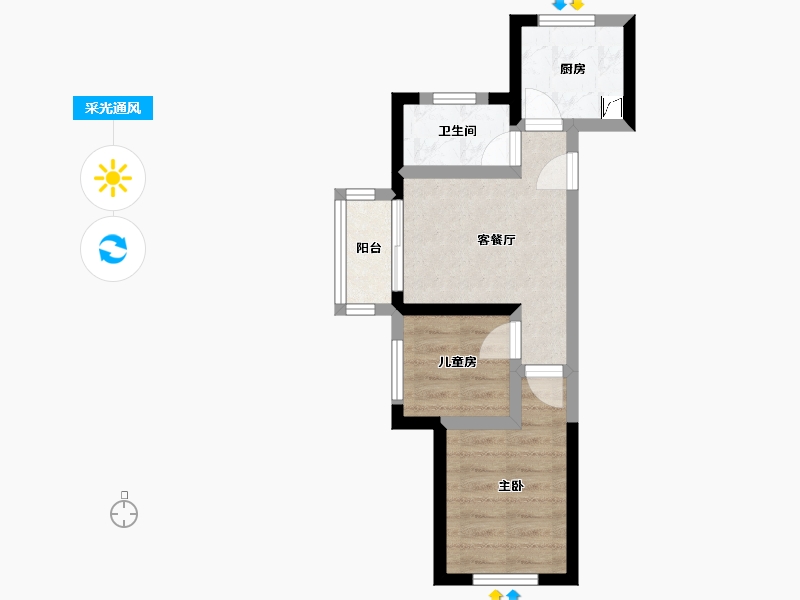 河南省-郑州市-泰宏建业国际城-43.40-户型库-采光通风