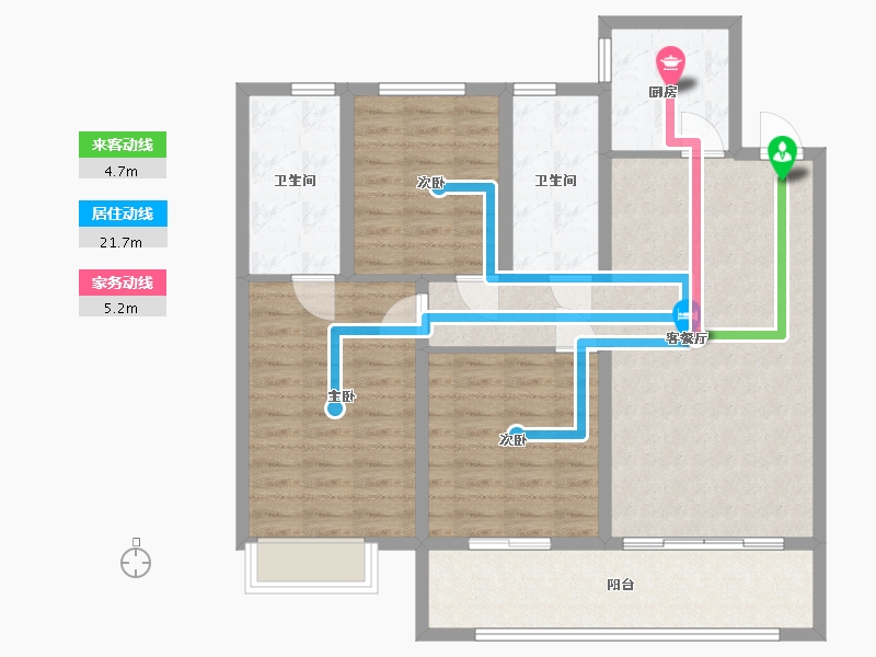 山东省-菏泽市-澳泽幸福里-100.00-户型库-动静线