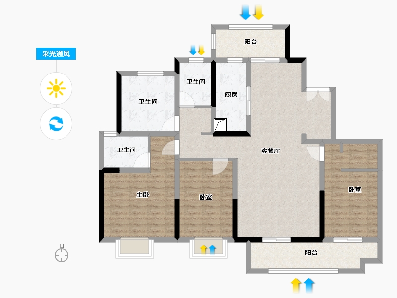 四川省-成都市-高投熙悦府-0.00-户型库-采光通风