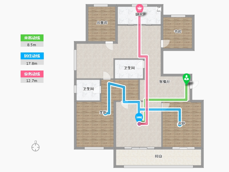 山西省-太原市-旭赢新区-170.00-户型库-动静线