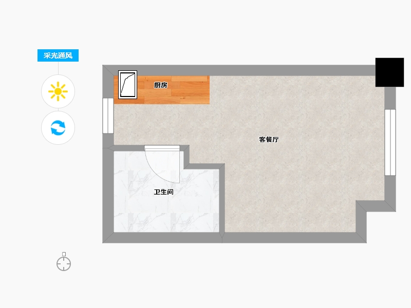 四川省-成都市-华庭悦璟-23.62-户型库-采光通风