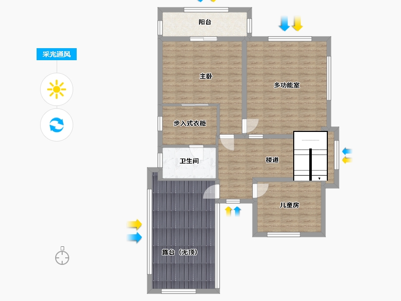 广东省-中山市-锦绣名屋-180.00-户型库-采光通风