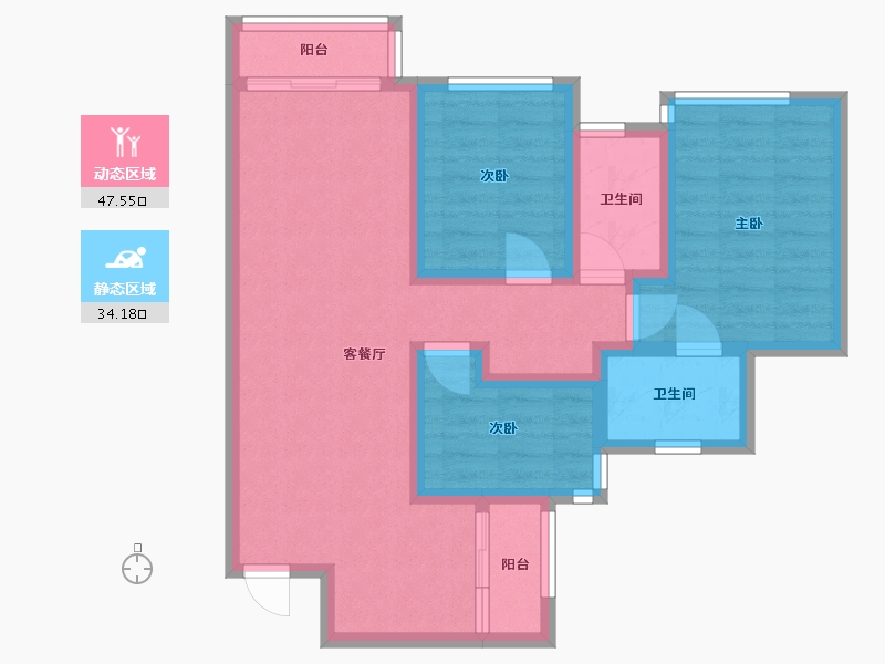 海外-海外-99-83.00-户型库-动静分区