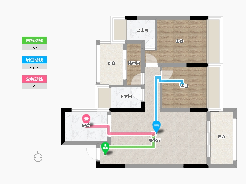 四川省-达州市-滨江尚城-98.00-户型库-动静线