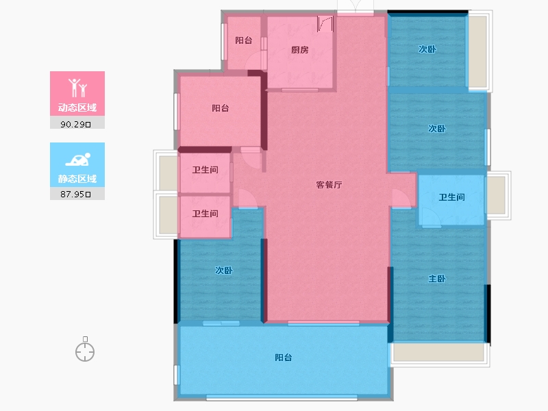 广东省-云浮市-御龙山水-165.00-户型库-动静分区