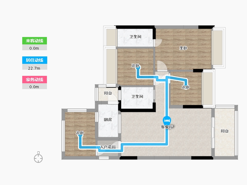 广西壮族自治区-百色市-麒麟华府-102.14-户型库-动静线