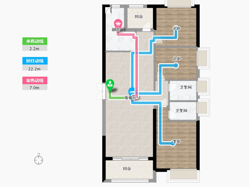 福建省-莆田市-国湄领涵-93.00-户型库-动静线